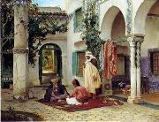 Arab or Arabic people and life. Orientalism oil paintings 91